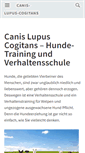 Mobile Screenshot of canis-lupus-cogitans.de